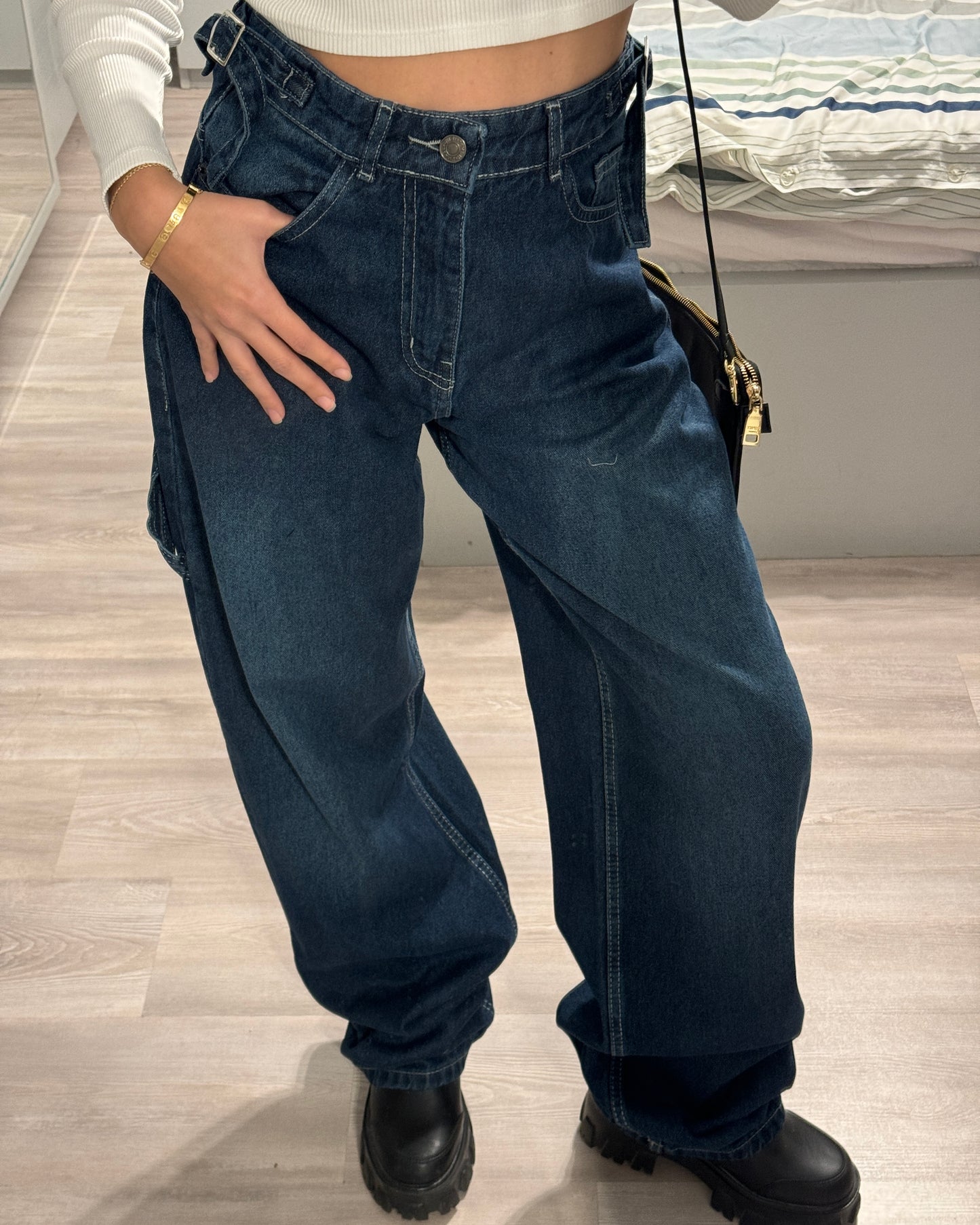 Balloon fit baggy jeans