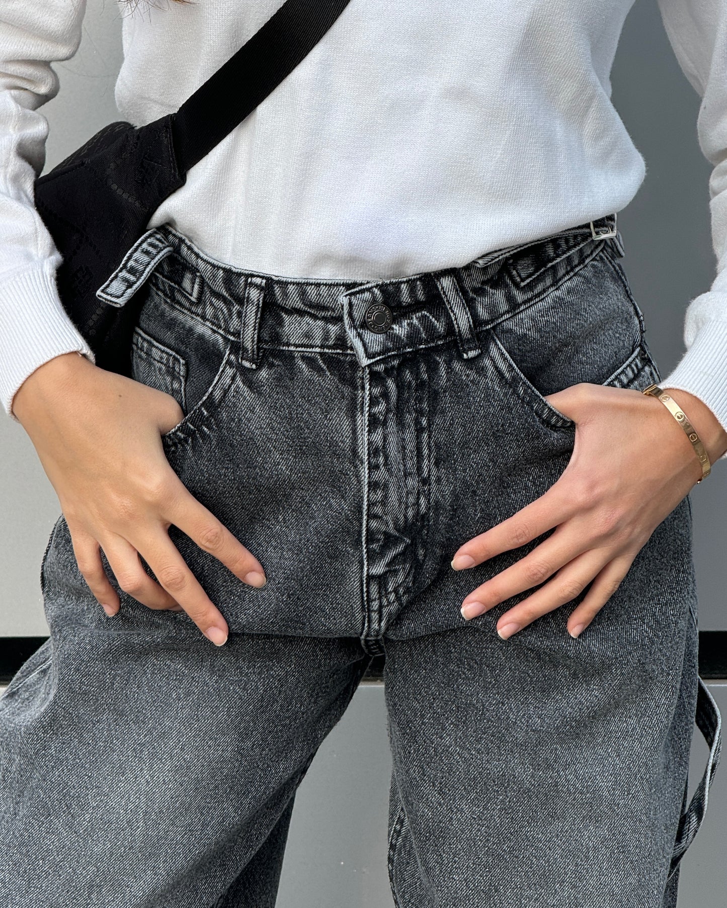 Balloon fit baggy jeans