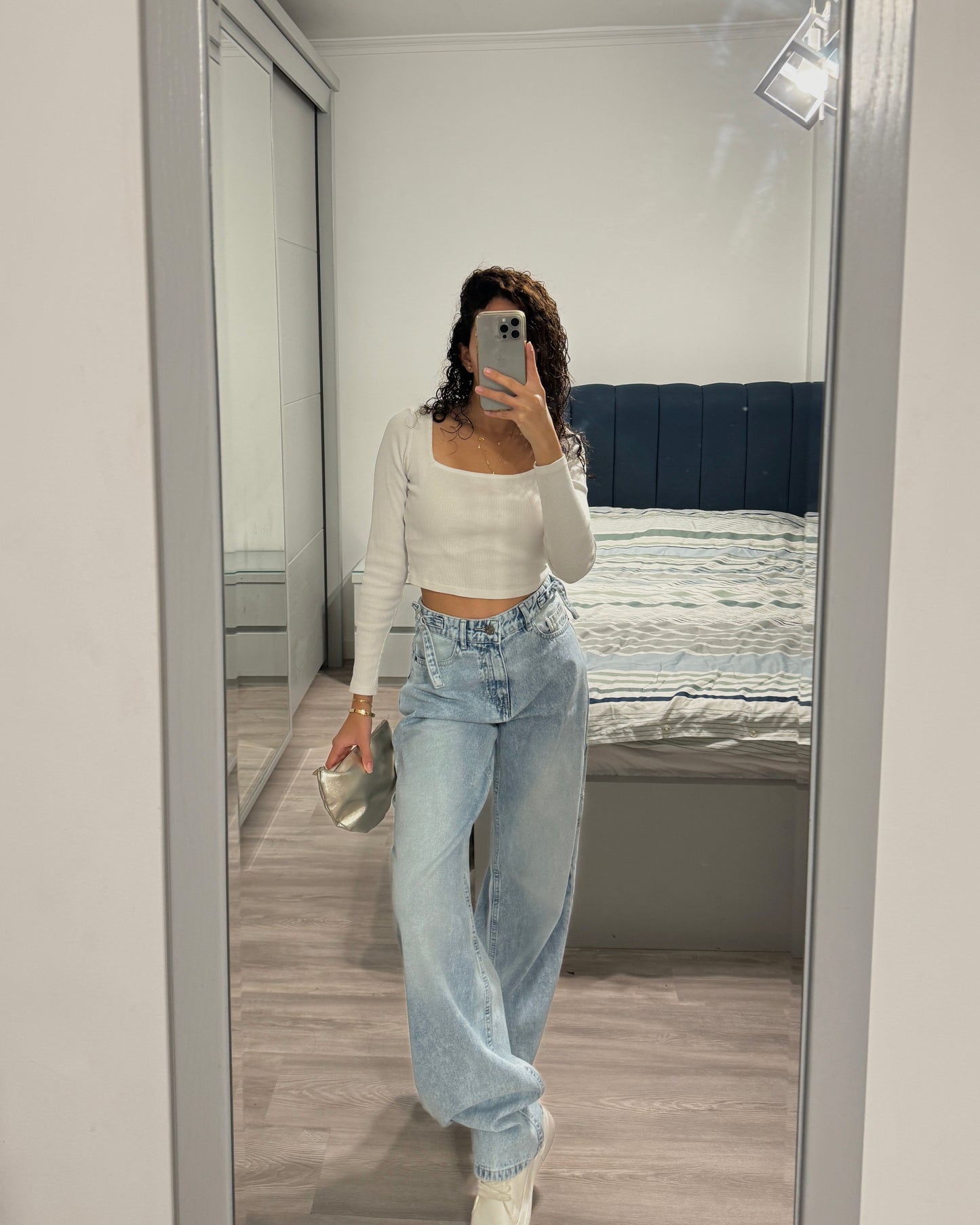 Balloon fit baggy jeans