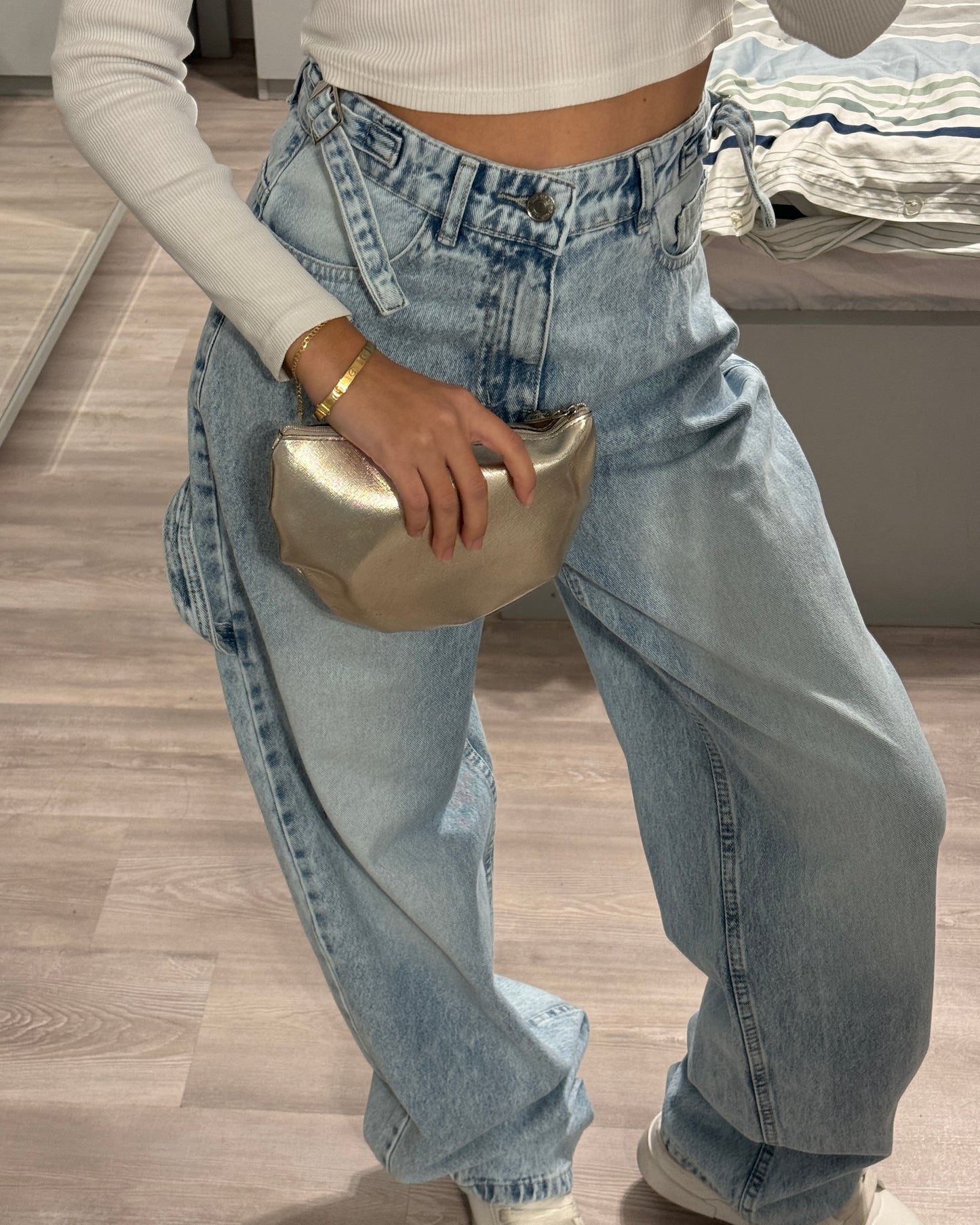 Balloon fit baggy jeans
