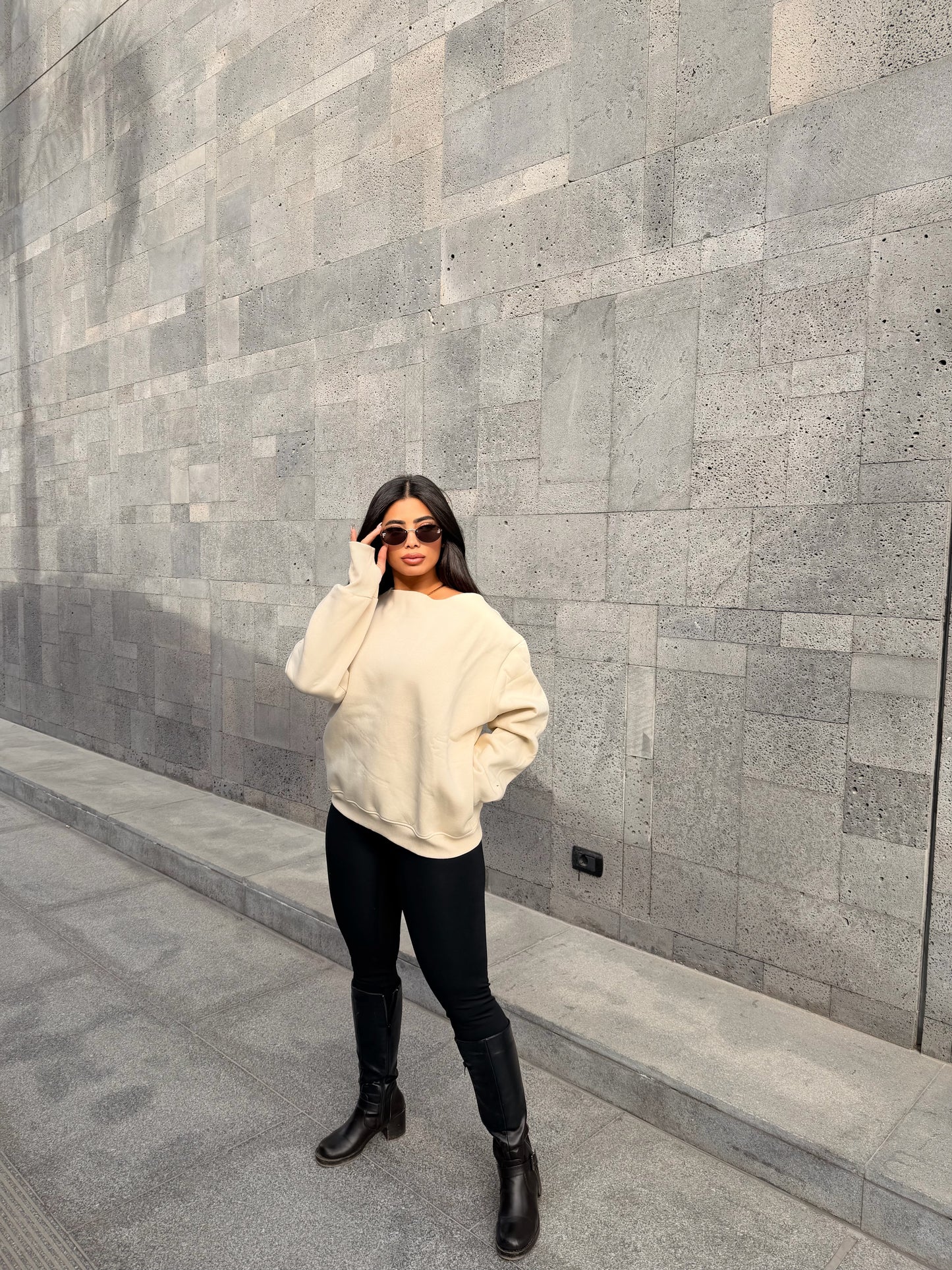 Oversized Hoodie off white