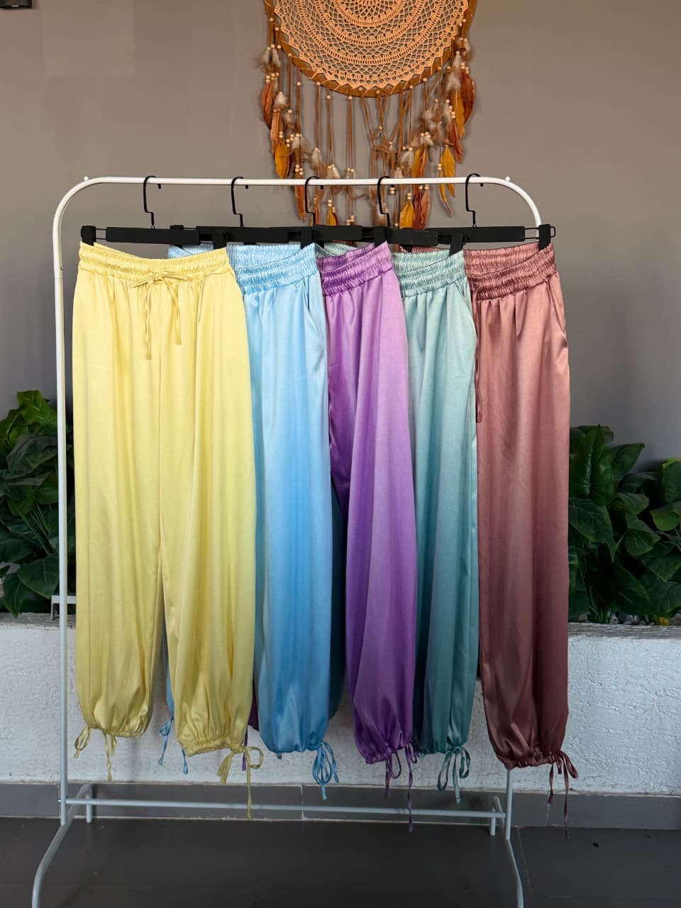 Satin Parachute Pants Burble