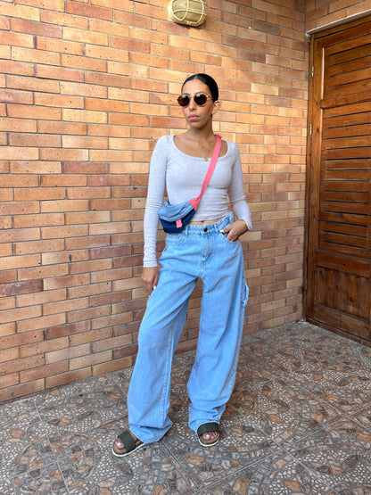 Balloon fit baggy jeans