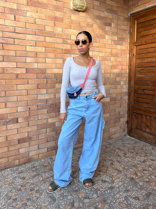 Balloon fit baggy jeans