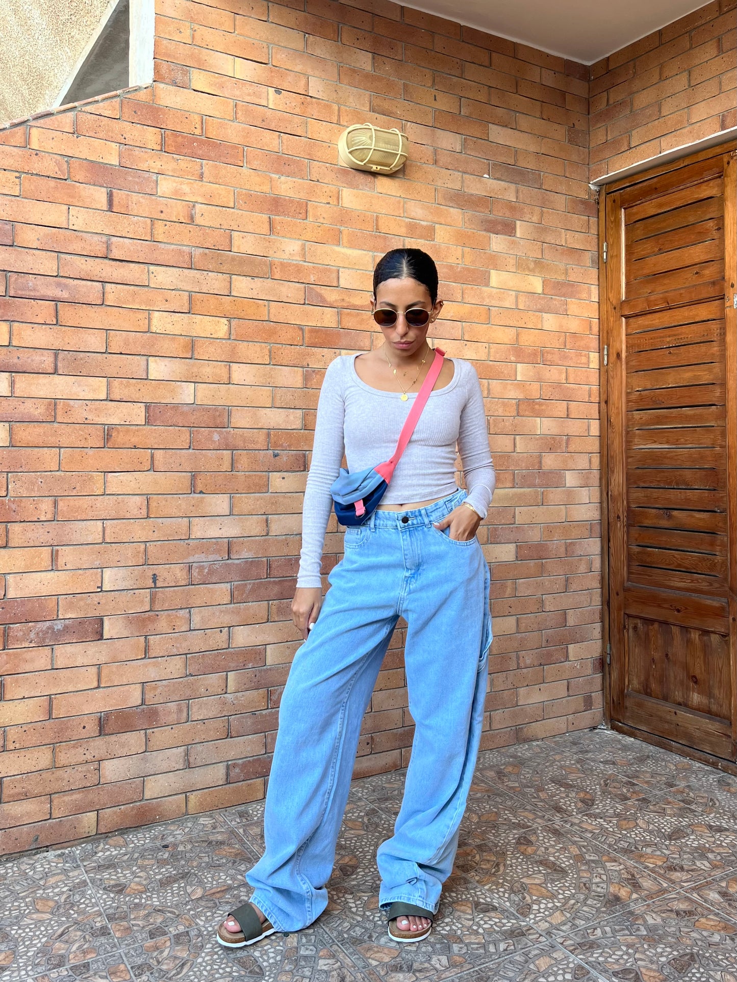 Balloon fit baggy jeans