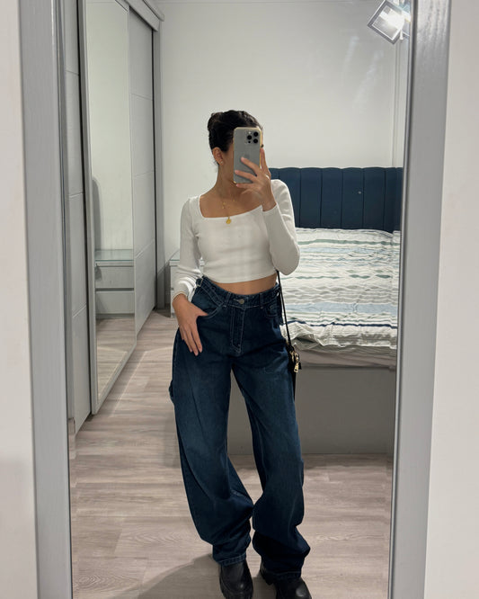 Balloon fit baggy jeans