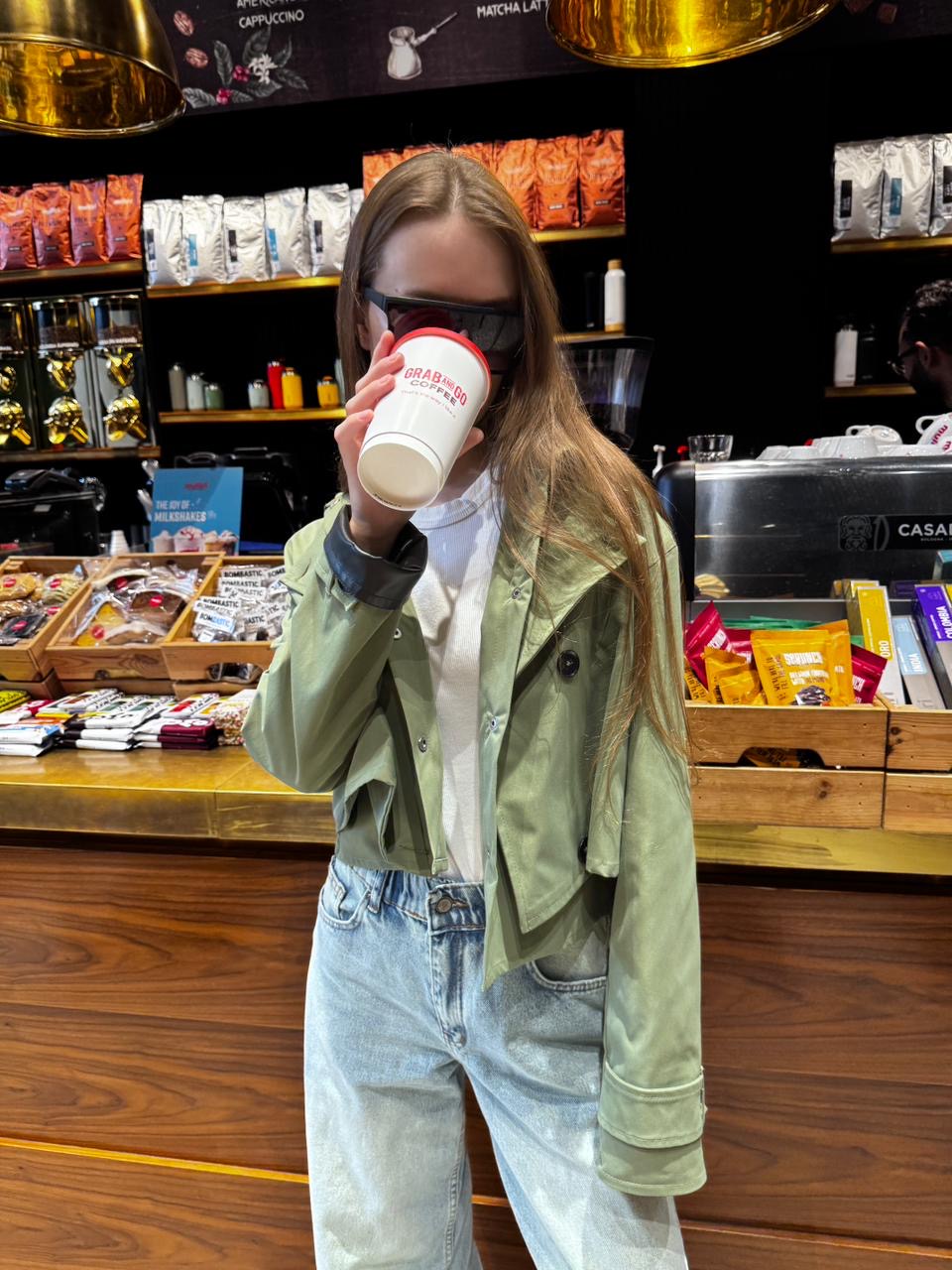 Two-Piece Cropped Jacke