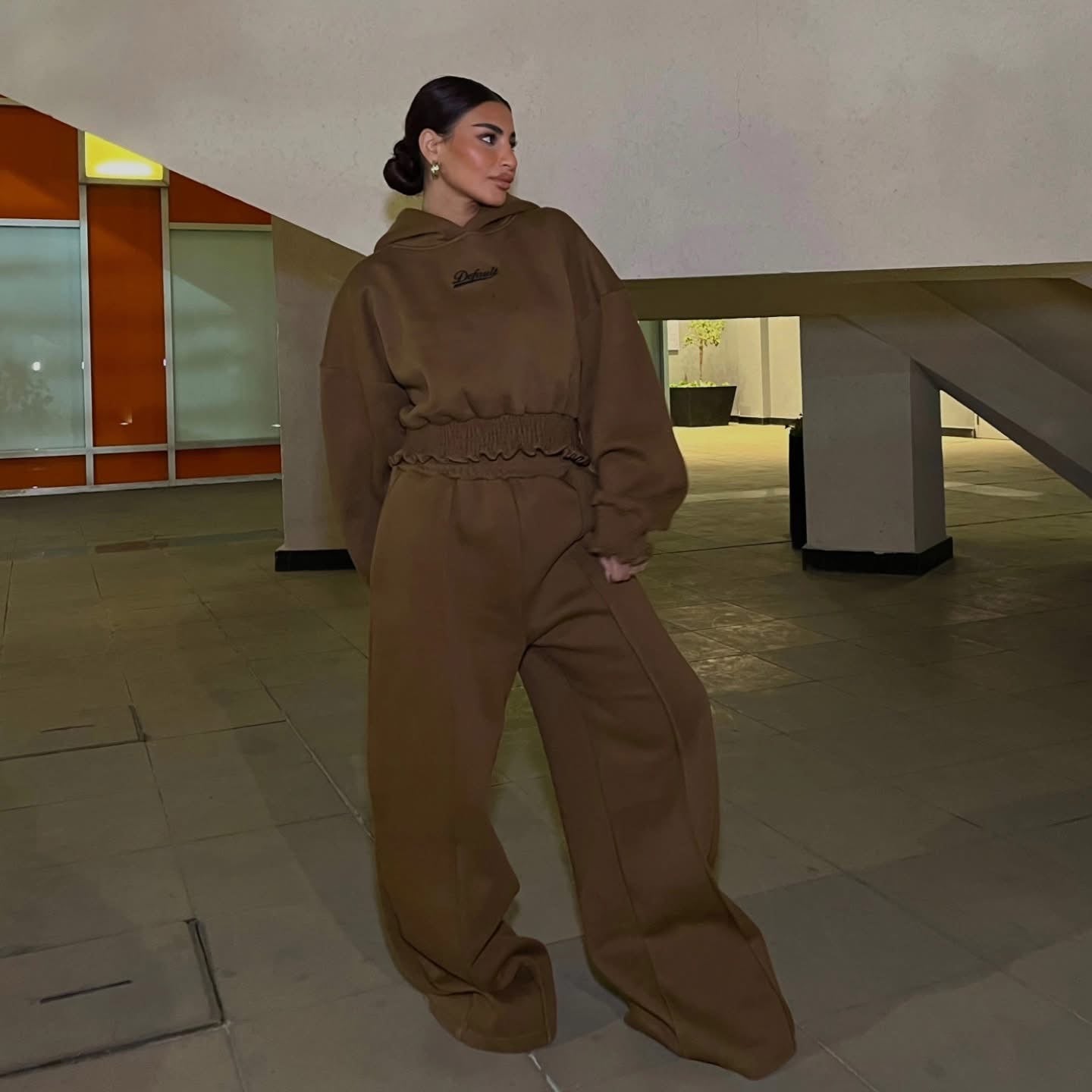 Fleece Set Brown