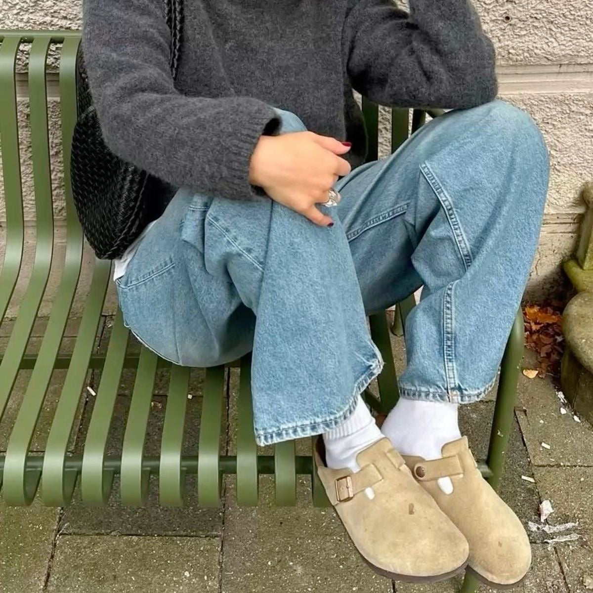 Boston Suede Clog