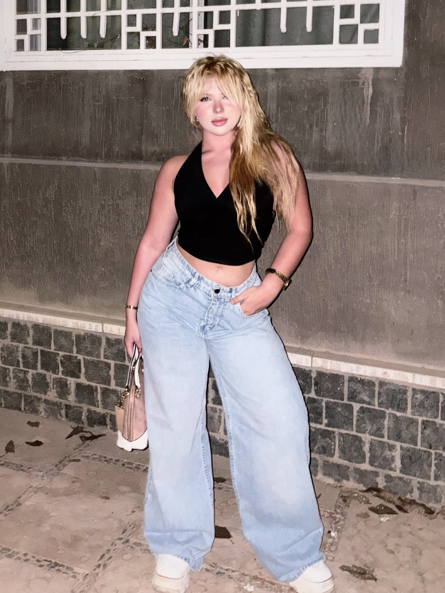 Light Wash Baggy Jeans