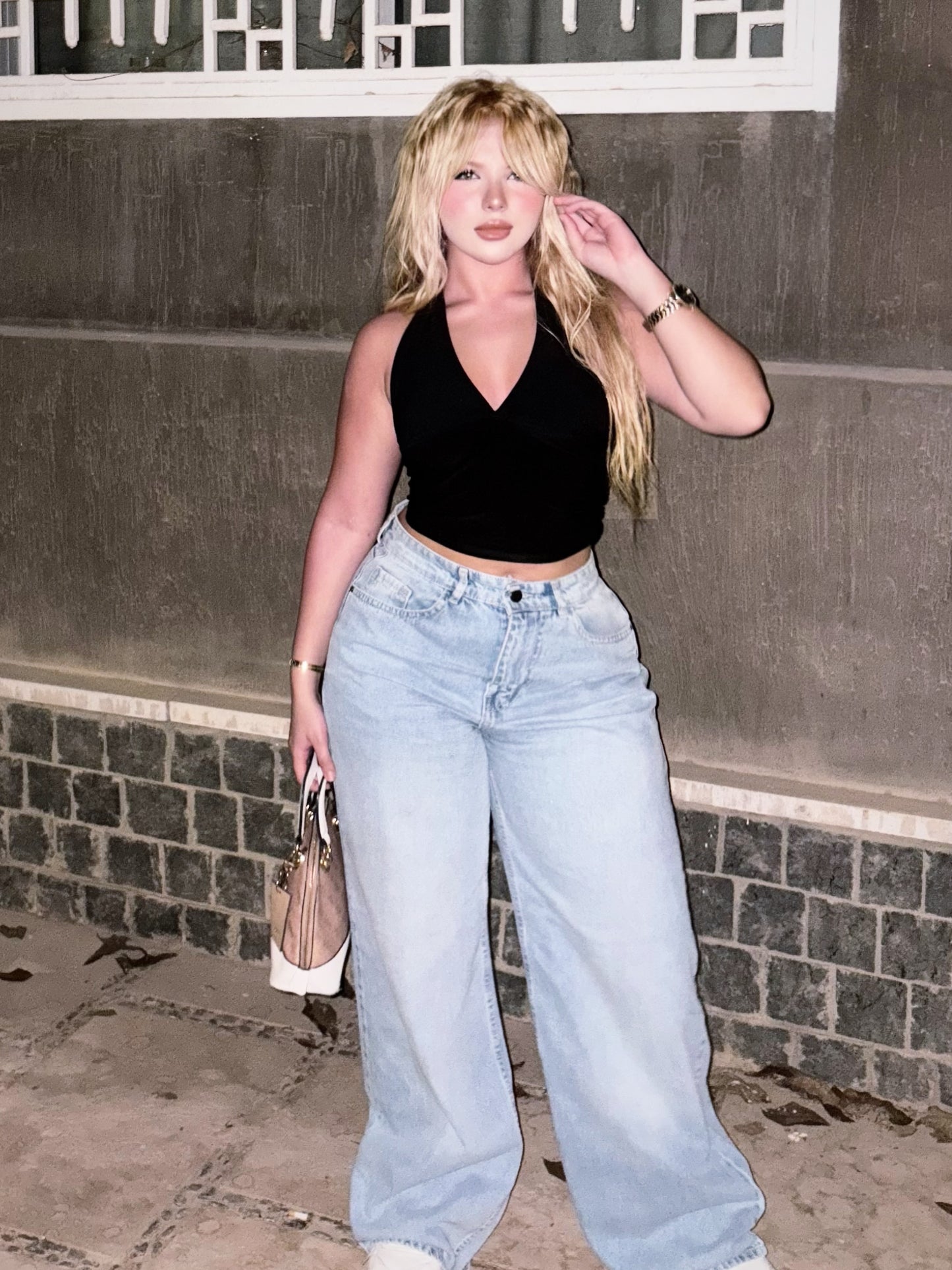 Light Wash Baggy Jeans