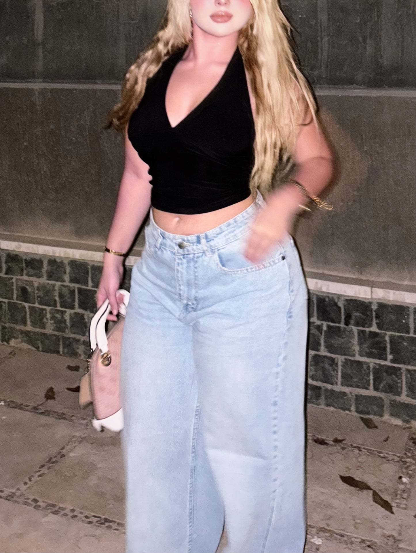 Light Wash Baggy Jeans