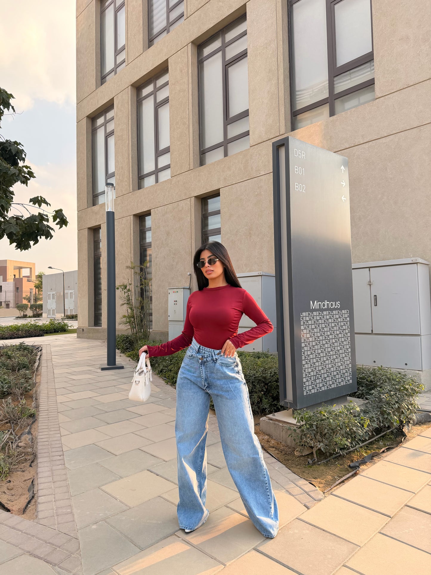 Cross Wide Leg Jeans light blue
