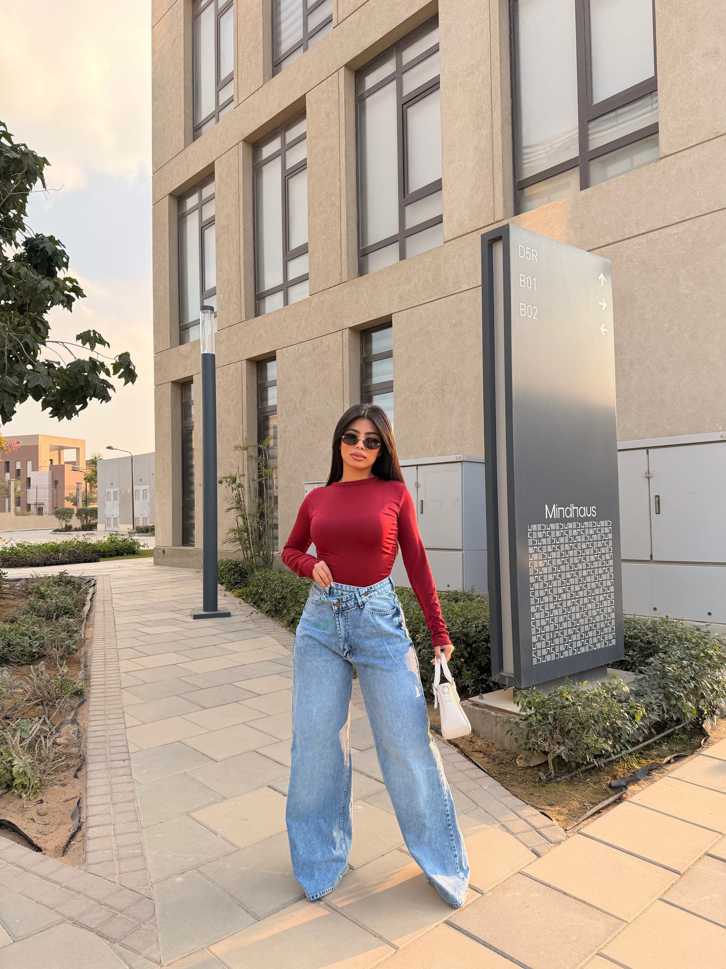 Cross Wide Leg Jeans light blue