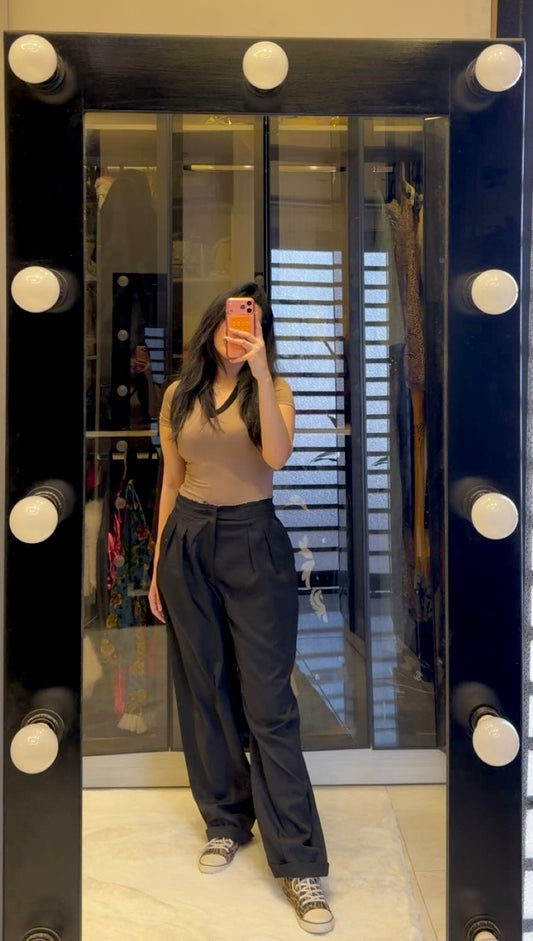 Pleated Pants V2 Black