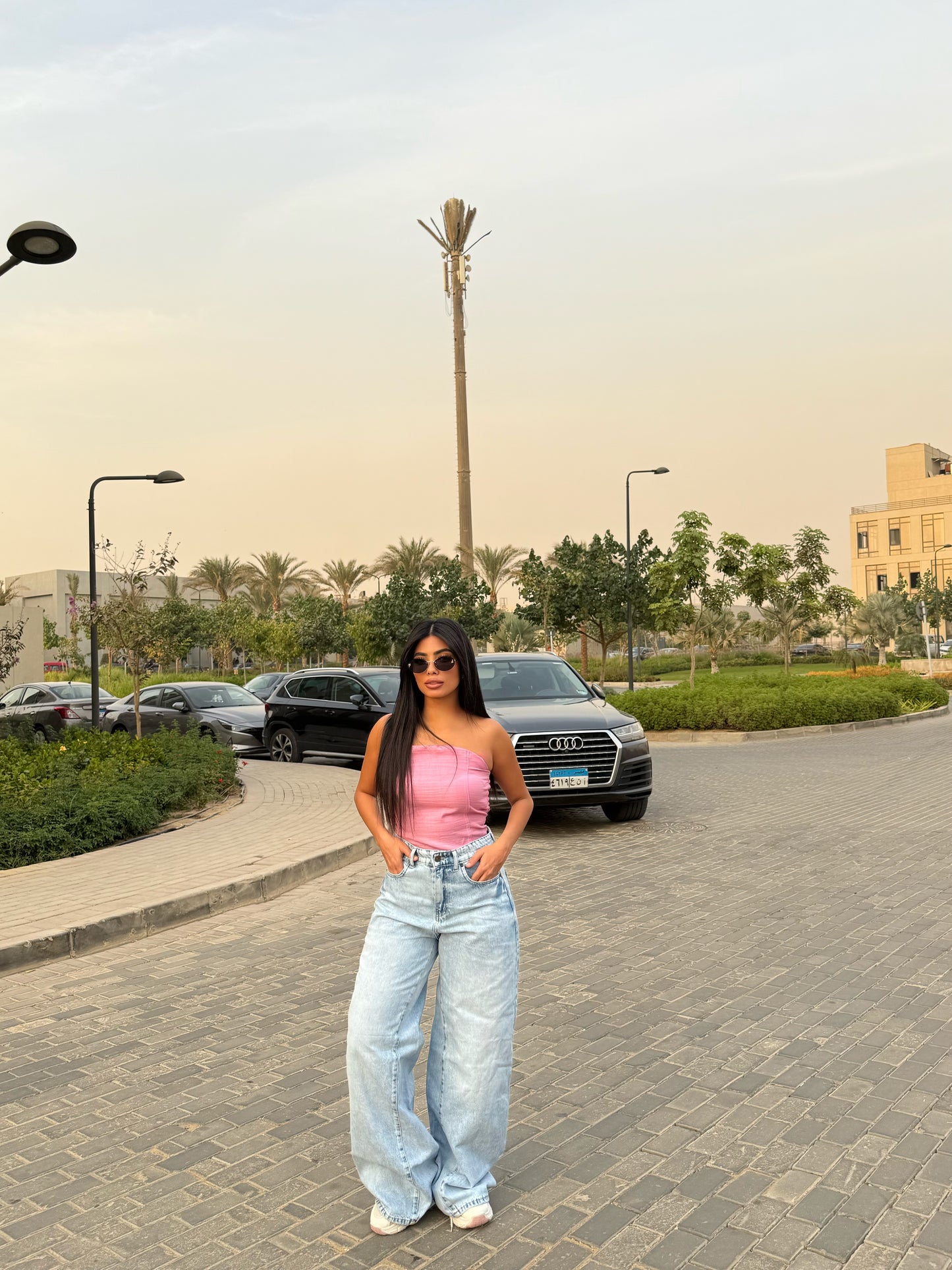 Wide Leg pants light blue