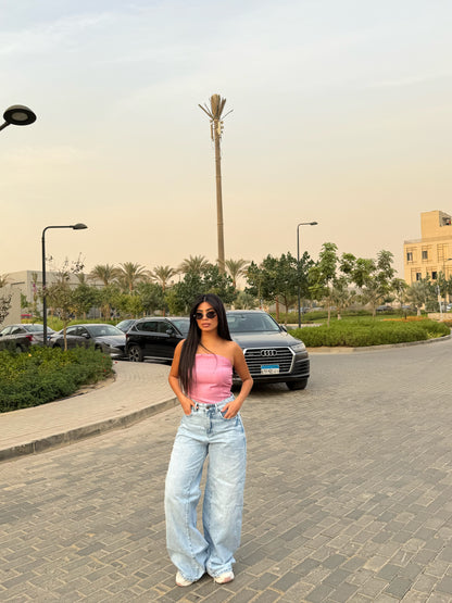 Wide Leg pants light blue