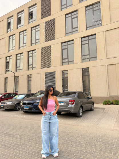 Wide Leg pants light blue