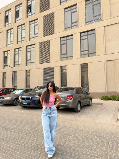 Wide Leg pants light blue