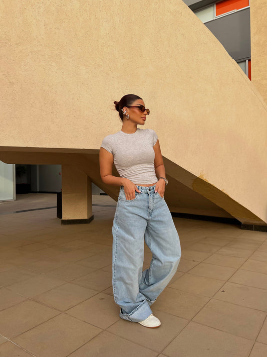 Light Wash Baggy Jeans