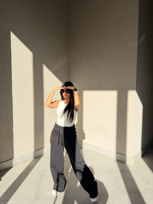 Wide-Leg Joggers