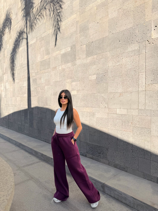 Wide-Leg Joggers