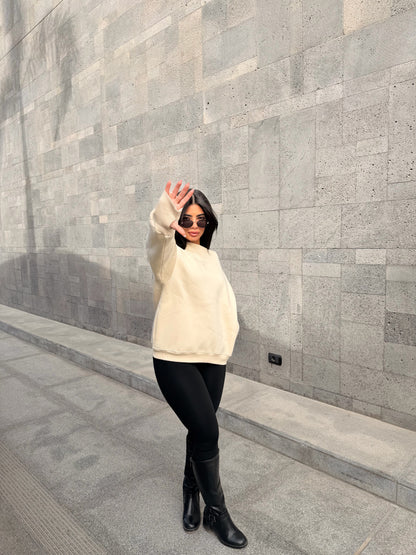 Oversized Hoodie off white