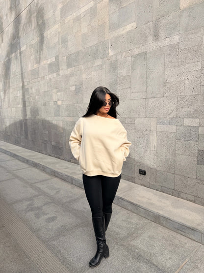 Oversized Hoodie off white