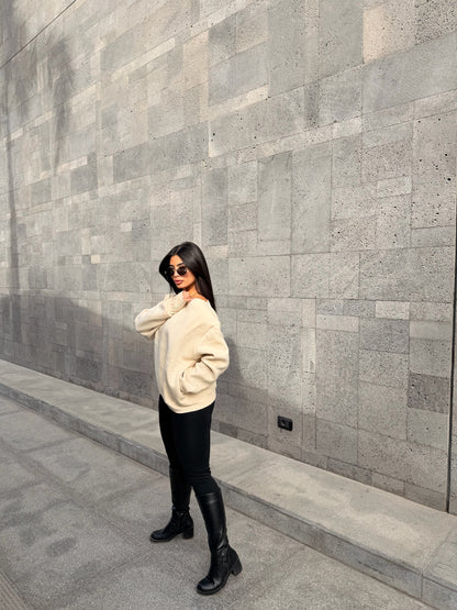 Oversized Hoodie off white