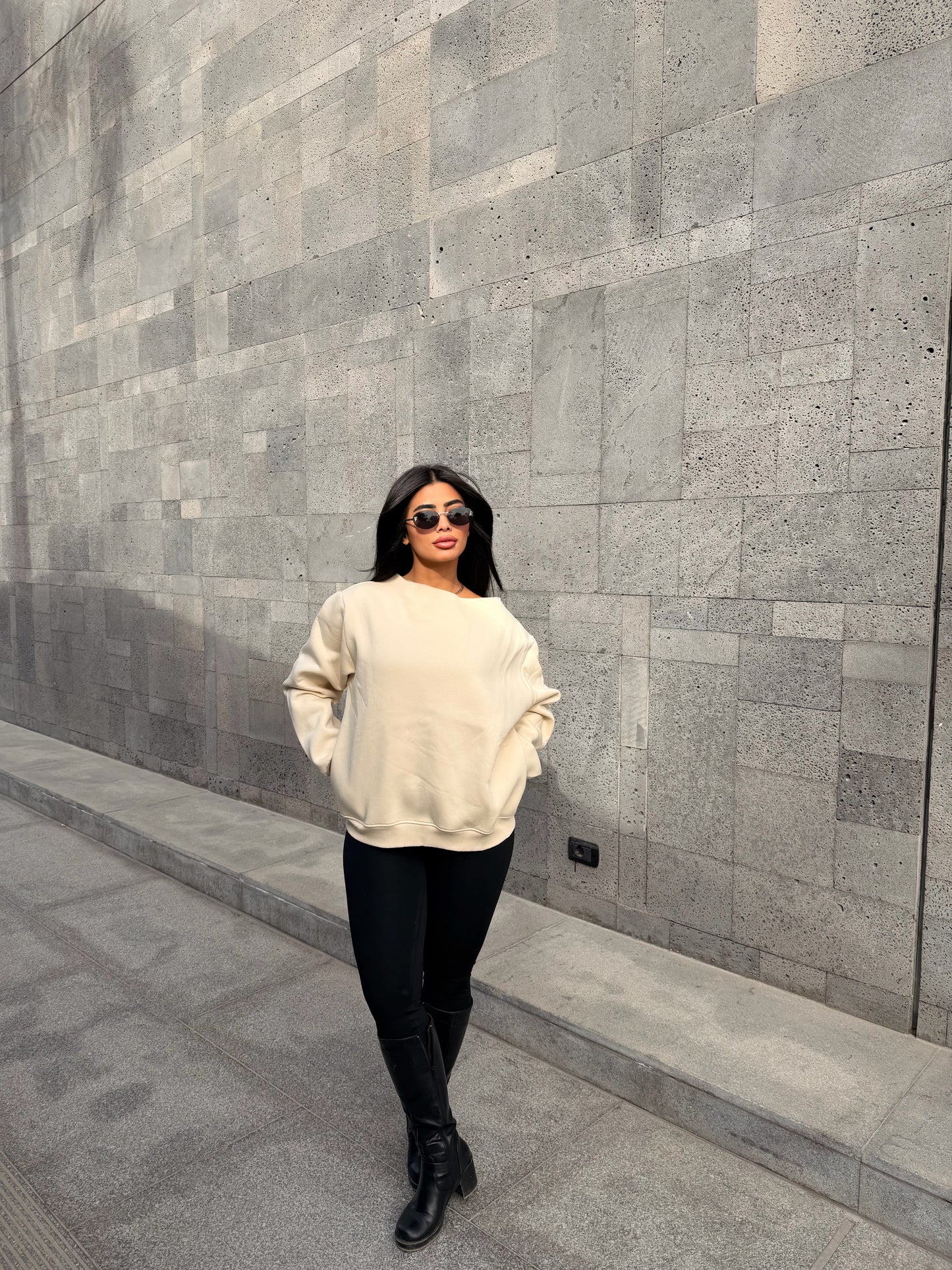 Oversized Hoodie off white