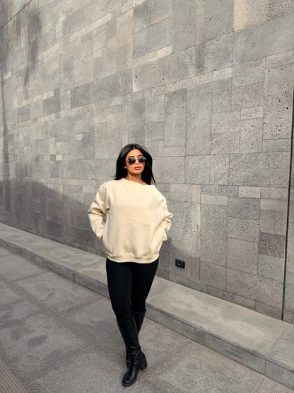 Oversized Hoodie off white