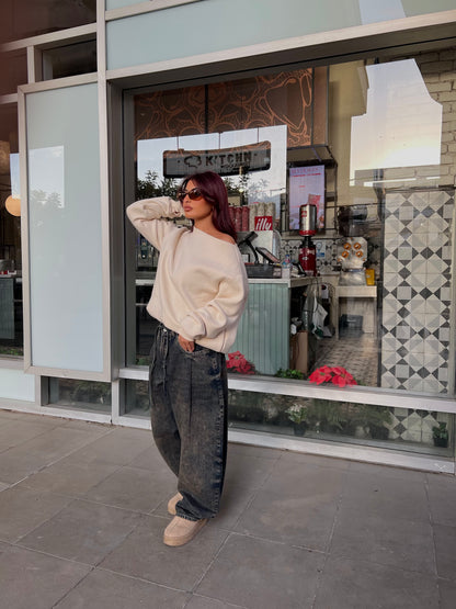 Oversized Hoodie off white