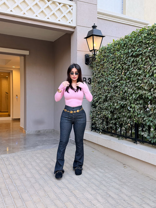 Flare jeans Dark Gray