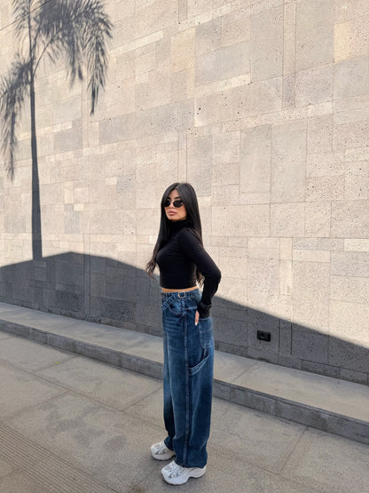 Balloon Baggy Dark Blue M