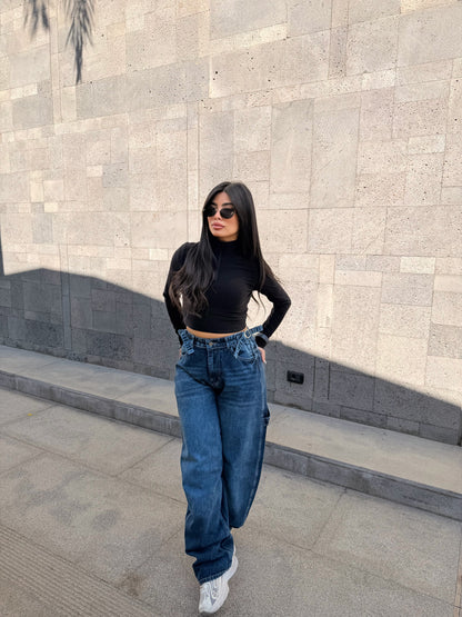 Balloon Baggy Dark Blue M