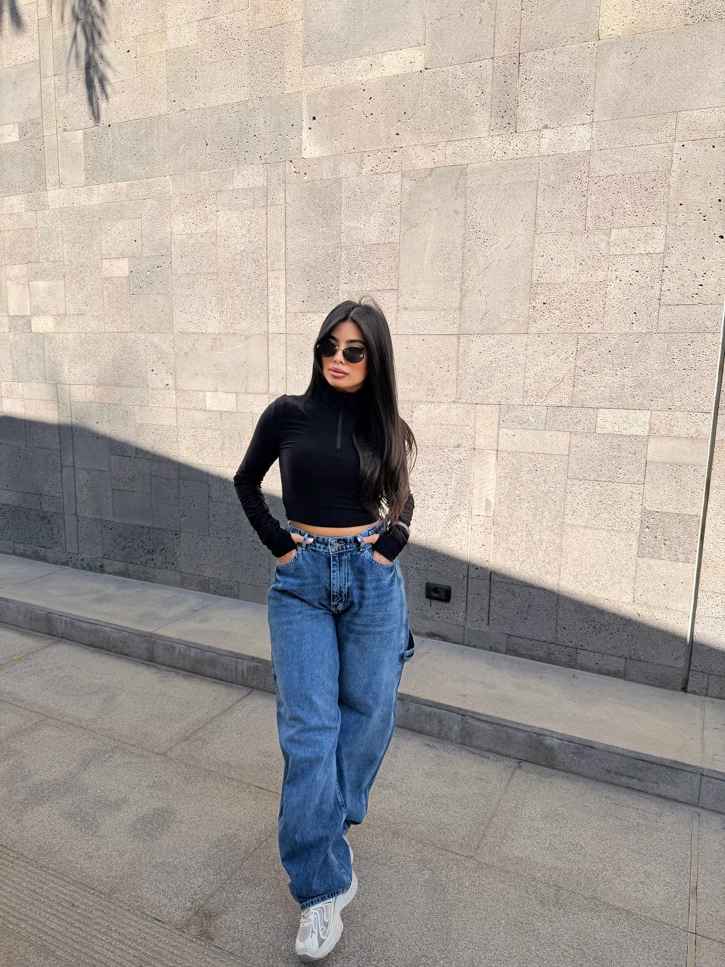 Balloon Baggy  Blue M