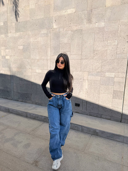 Balloon Baggy  Blue M