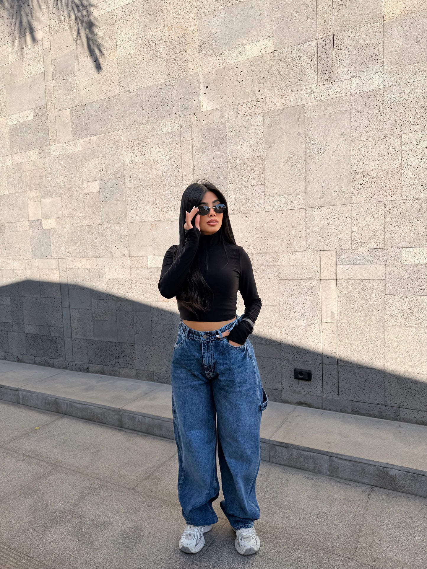 Balloon Baggy  Blue M