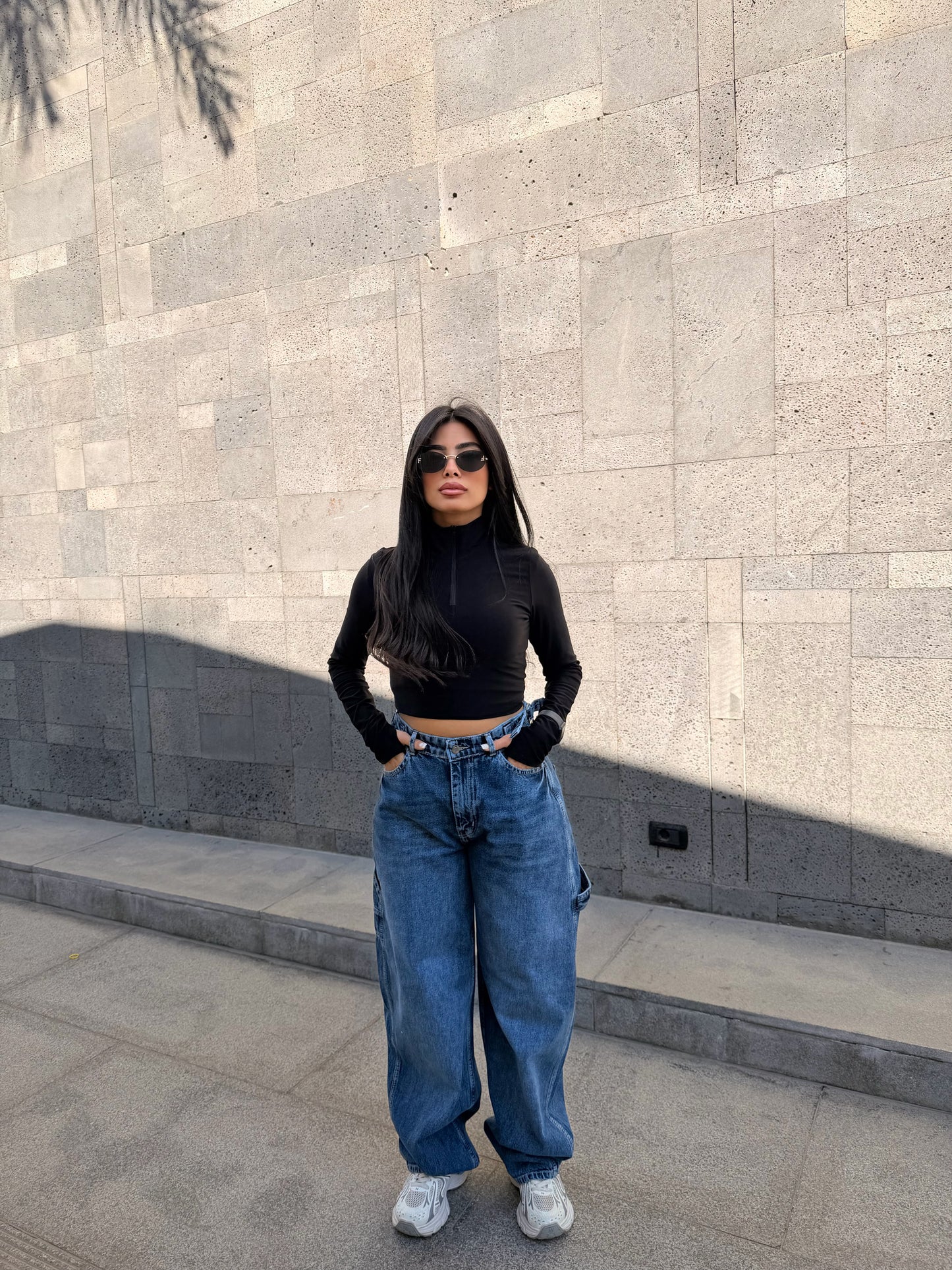 Balloon Baggy  Blue M