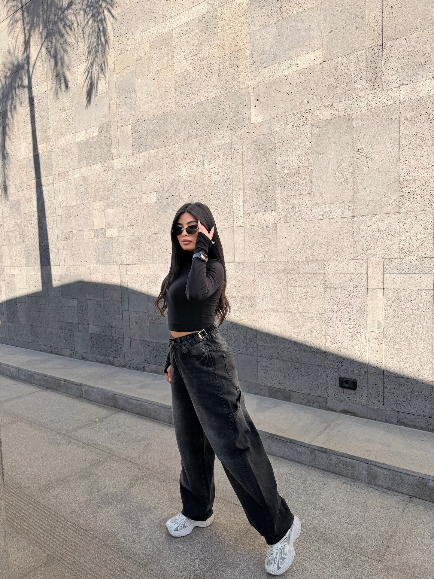 Balloon Baggy Black M