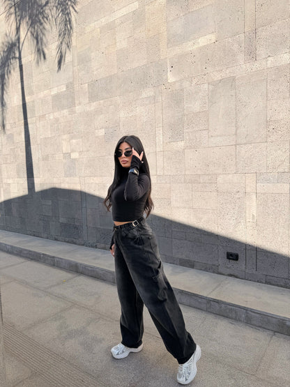 Balloon Baggy Black M