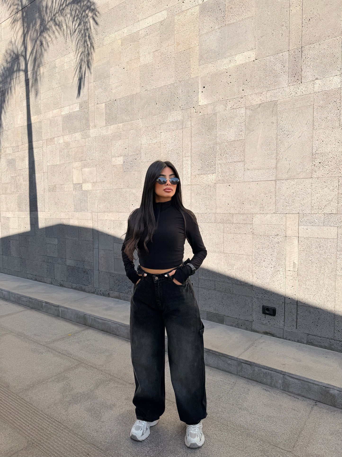 Balloon Baggy Black M