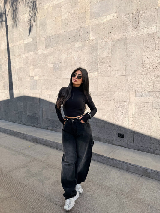 Balloon Baggy Black M