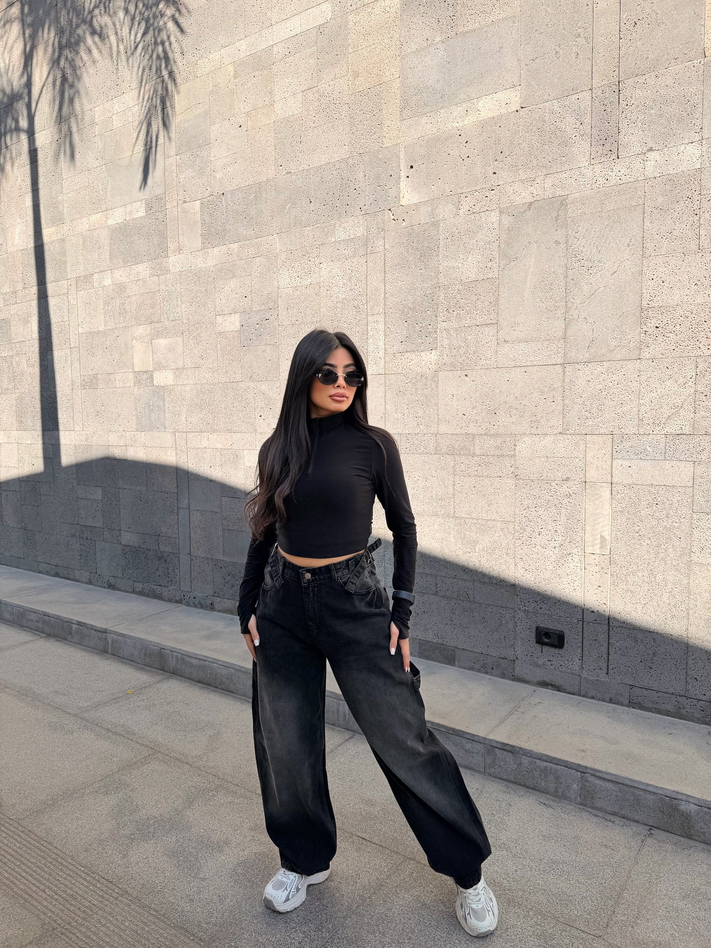 Balloon Baggy Black M