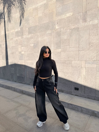 Balloon Baggy Black M