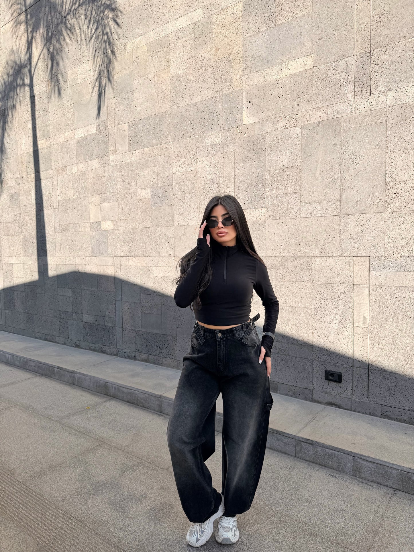 Balloon Baggy Black M