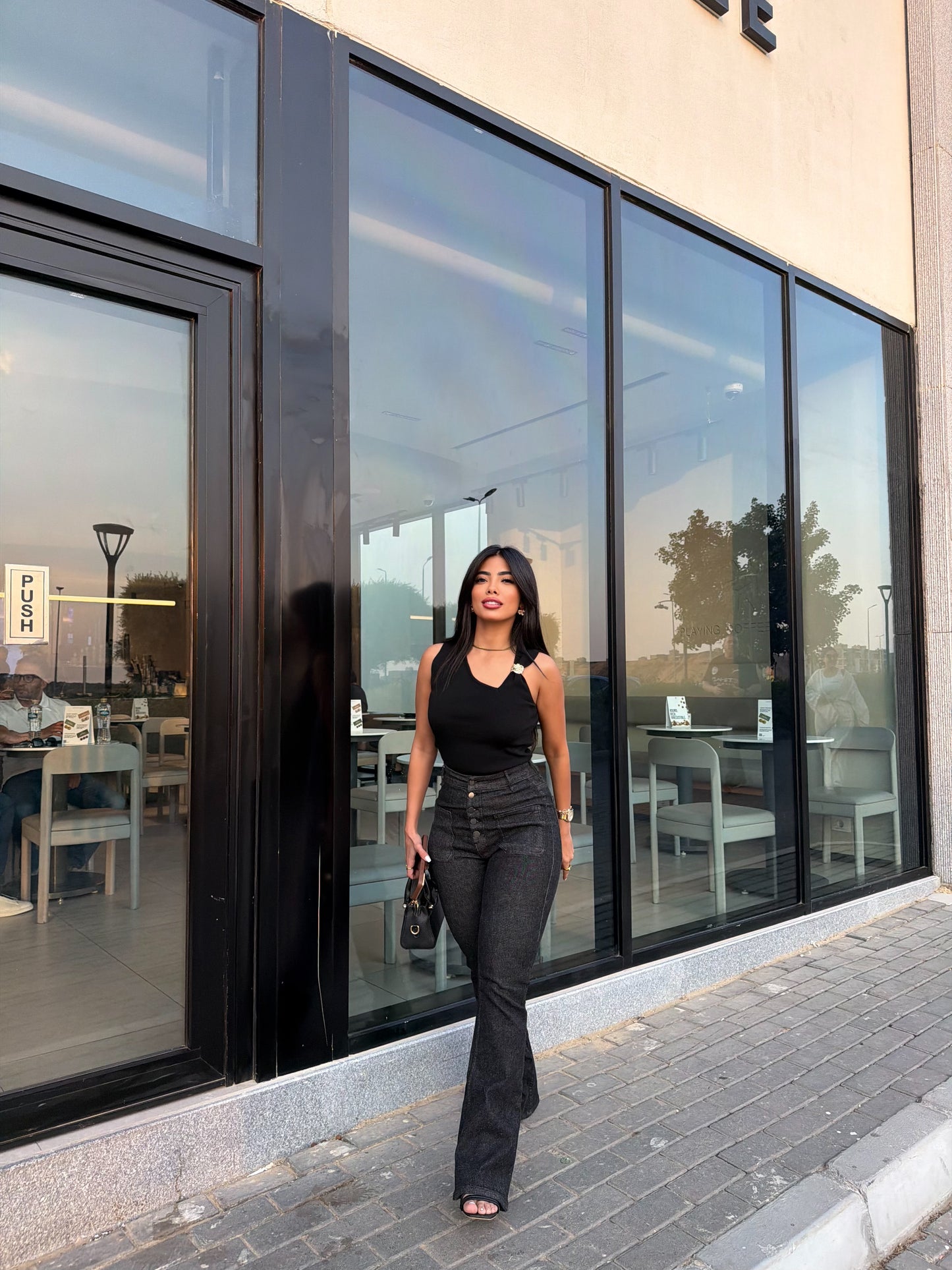 Flare jeans Dark Gray