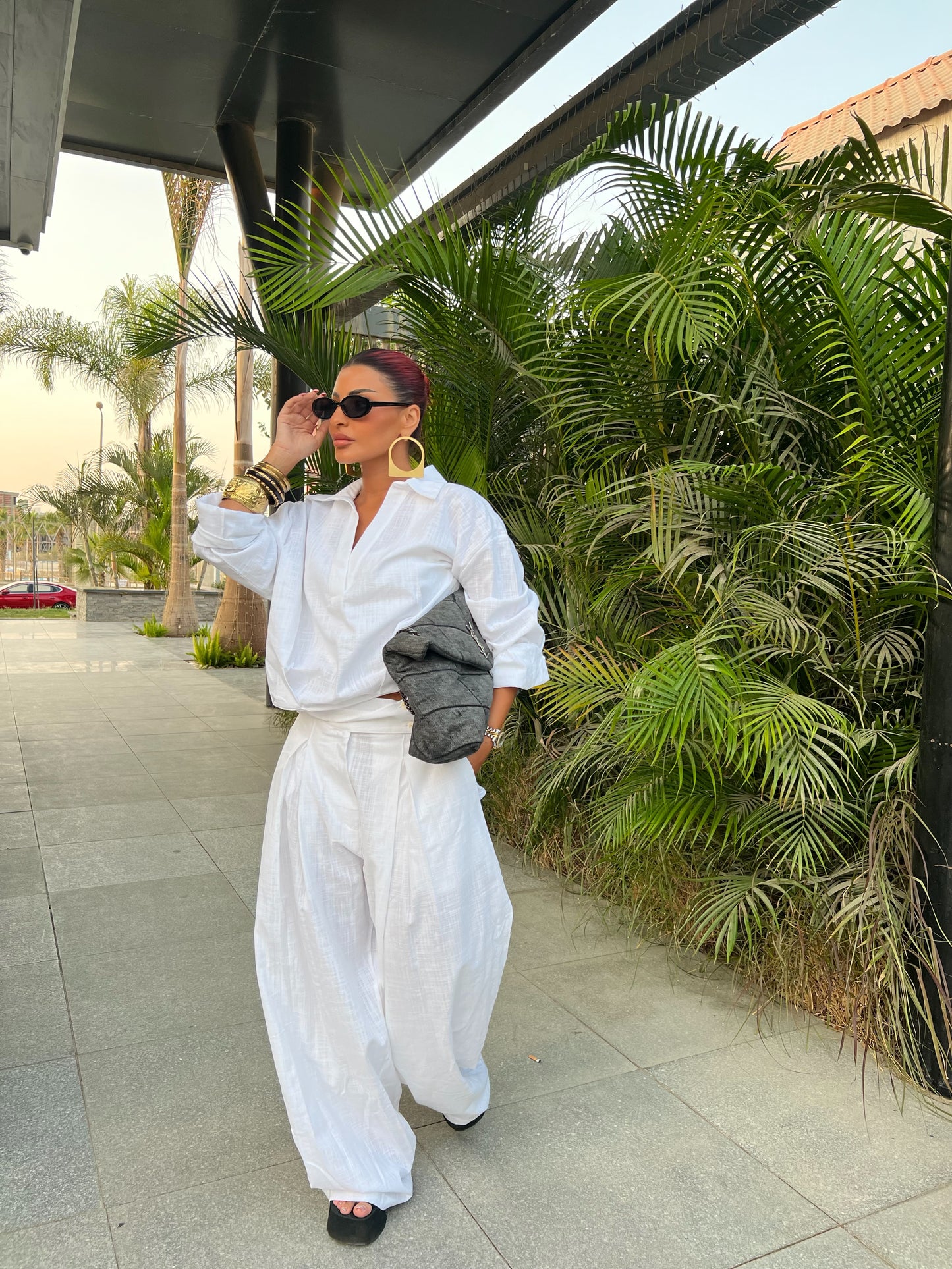 Linen Basic Set white