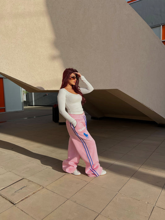 Polo Print Melton Pants