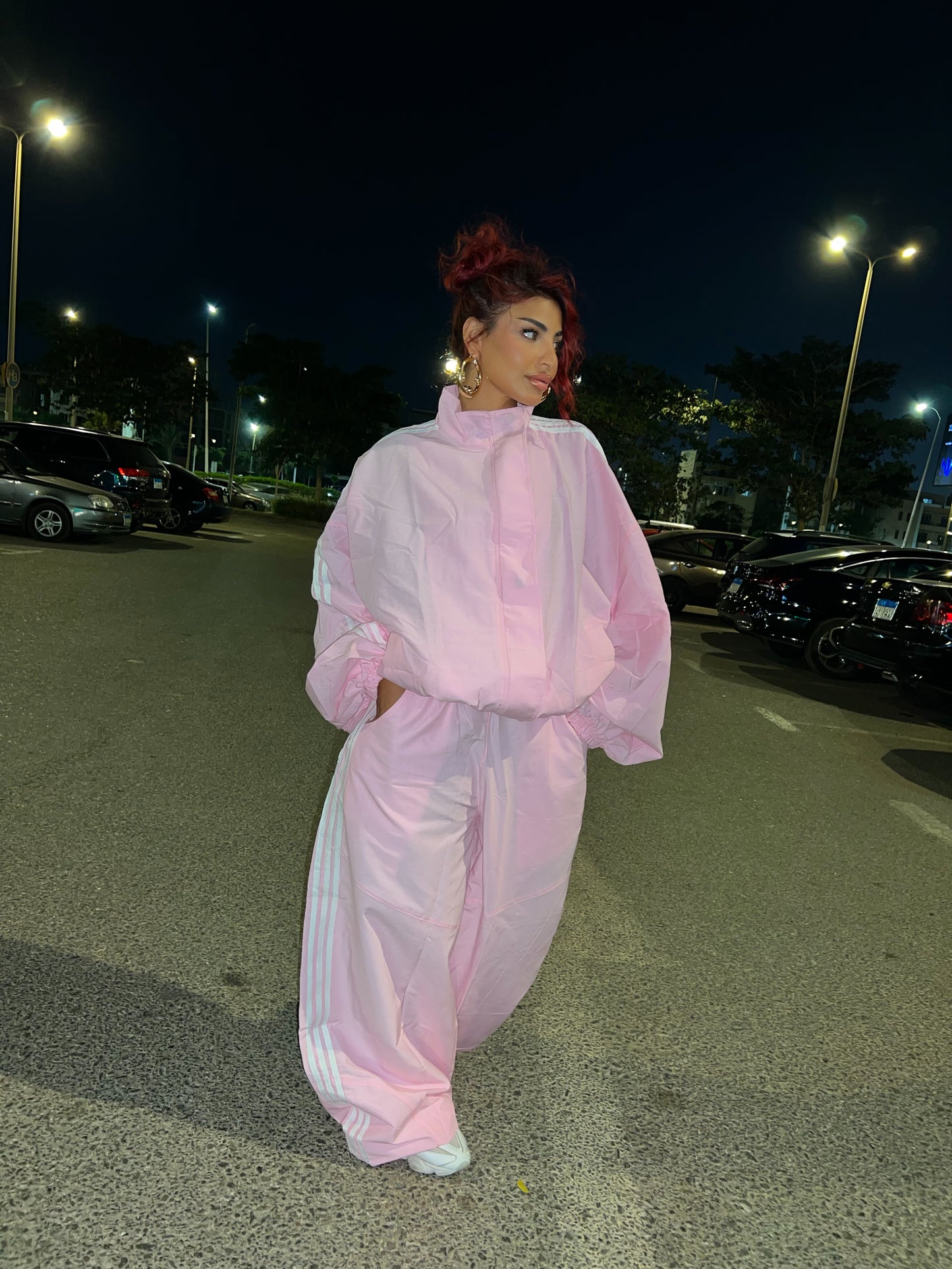 3-stripe Tracksuit set BabyPink